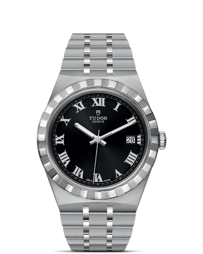 Tudor Royal 38 mm steel case, Black dial (watches)